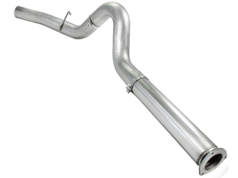 aFe Atlas 5in DPF - Back Aluminized Steel Exh Sys, Ford Diesel Trucks 11 - 14 v8 - 6.7L (td) No tip - DPF Back - aFe