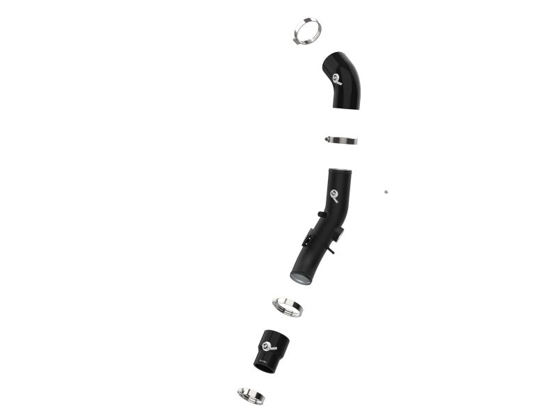 aFe BladeRunner 2 - 1/2 IN Aluminum Cold Charge Pipe Black 17 - 20 Hyundai Elantra GT L4 - 1.6L (t) - Intercoolers - aFe