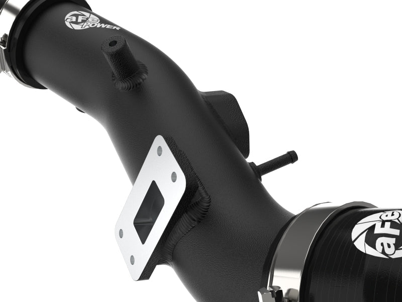 aFe BladeRunner 2 - 1/2 IN Aluminum Cold Charge Pipe Black 17 - 20 Hyundai Elantra GT L4 - 1.6L (t) - Intercoolers - aFe