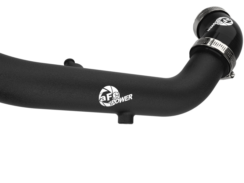 aFe BladeRunner 2in to 2-1/2in Aluminum Hot Charge Pipe Black Ford F-150 24-26 V6-2.7L (tt)-Intercoolers-aFe