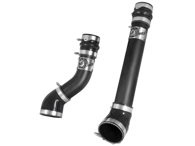 aFe Bladerunner 3 inch Black Intercooler Hot and Cold Side Tubes Dodge Diesel Trucks 94 - 02 L6 - 5.9 - Intercoolers - aFe
