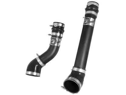 aFe Bladerunner 3 inch Black Intercooler Hot and Cold Side Tubes Dodge Diesel Trucks 94 - 02 L6 - 5.9 - Intercoolers - aFe