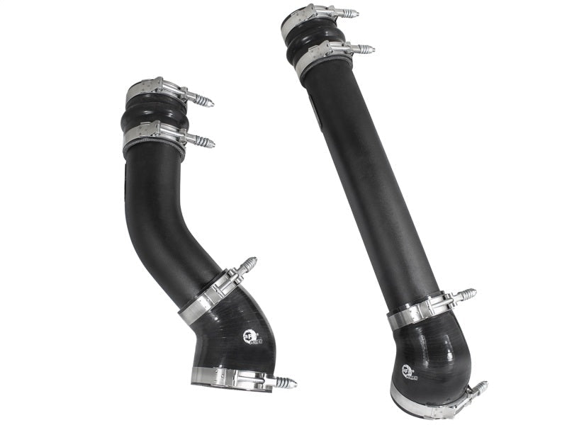 aFe Bladerunner 3 inch Black Intercooler Hot and Cold Side Tubes Dodge Diesel Trucks 94 - 02 L6 - 5.9 - Intercoolers - aFe