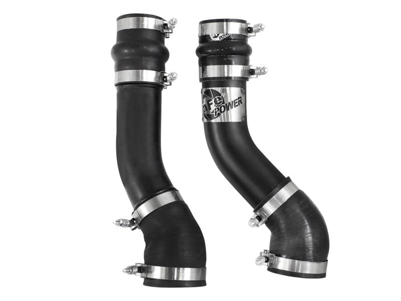 aFe Bladerunner 3 inch Black Intercooler Hot Side Tube Dodge Diesel Trucks 94 - 02 L6 - 5.9L - Intercoolers - aFe
