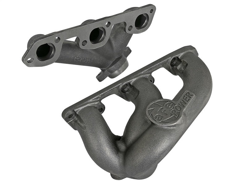 aFe BladeRunner Ported Ductile Iron Exhaust Manifold 07 - 11 Jeep Wrangler (JK) V6 - 3.8L - Headers & Manifolds - aFe