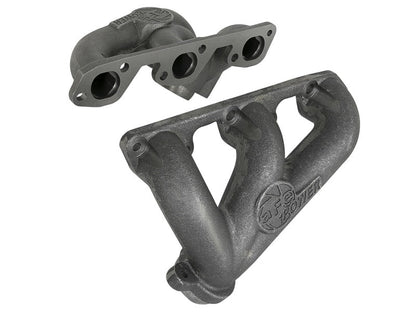 aFe BladeRunner Ported Ductile Iron Exhaust Manifold 07 - 11 Jeep Wrangler (JK) V6 - 3.8L - Headers & Manifolds - aFe