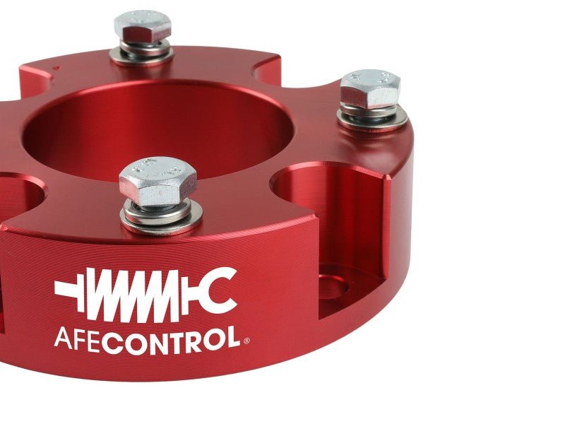 aFe CONTROL 1.875 IN Leveling Kit 22 - 23 Toyota Tundra - Red - Leveling Kits - aFe