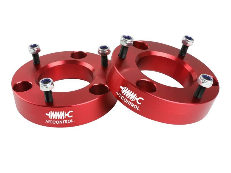 aFe CONTROL 2.0 IN Leveling Kit 07 - 21 GM 1500 - Red - Leveling Kits - aFe