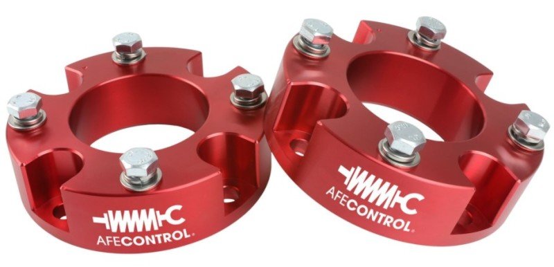 aFe CONTROL 2.0 IN Leveling Kit 07 - 21 Toyota Tundra - Red - Leveling Kits - aFe