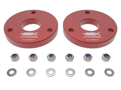 aFe CONTROL 23 - 24 Chevrolet Colorado ZR2 / GMC Canyon AT4X L4 2.7L (t) 1.25in Leveling Kit - Red - Leveling Kits - aFe
