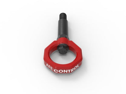 aFe Control Front Tow Hook Red 20 - 21 Toyota GR Supra (A90) - Other Body Components - aFe