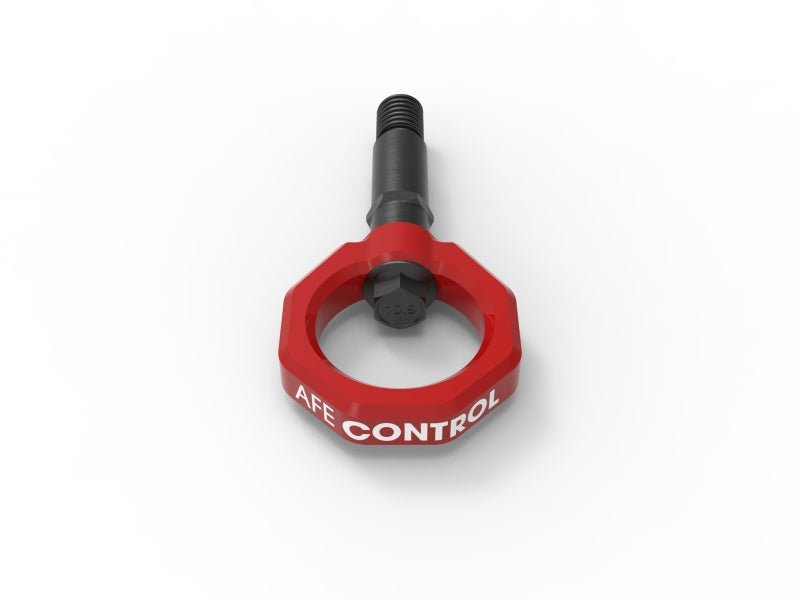 aFe Control Rear Tow Hook Red 20 - 21 Toyota GR Supra (A90) - Other Body Components - aFe
