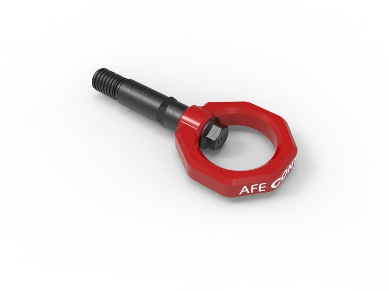 aFe Control Rear Tow Hook Red 20 - 21 Toyota GR Supra (A90) - Other Body Components - aFe