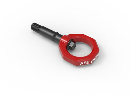 aFe Control Rear Tow Hook Red 20 - 21 Toyota GR Supra (A90) - Other Body Components - aFe