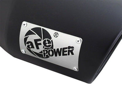 aFe Diesel Exhaust Tip Bolt On Black 4in Inlet x 6in Outlet x 12in - Catback - aFe
