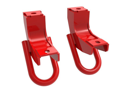 aFe Front Tow Hook Red 2022 Toyota Tundra 3.5L V6 - Other Body Components - aFe