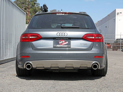 aFe MACH Force - Xp 13 - 16 Audi Allroad L4 SS Axle - Back Exhaust w/ Polished Tips - Axle Back - aFe