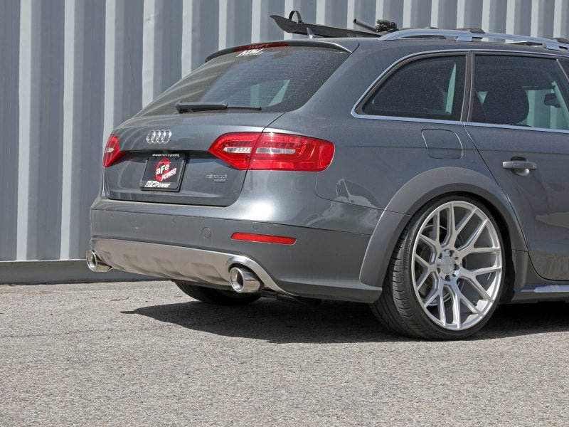 aFe MACH Force - Xp 13 - 16 Audi Allroad L4 SS Axle - Back Exhaust w/ Polished Tips - Axle Back - aFe