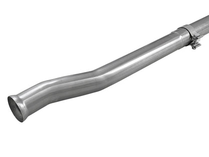aFe MACH Force - Xp 2 - 1/2in 409 Stainless Steel Mid - Pipe w/Resonator Delete 18+ Jeep Wrangler JL 3.6L - X Pipes - aFe