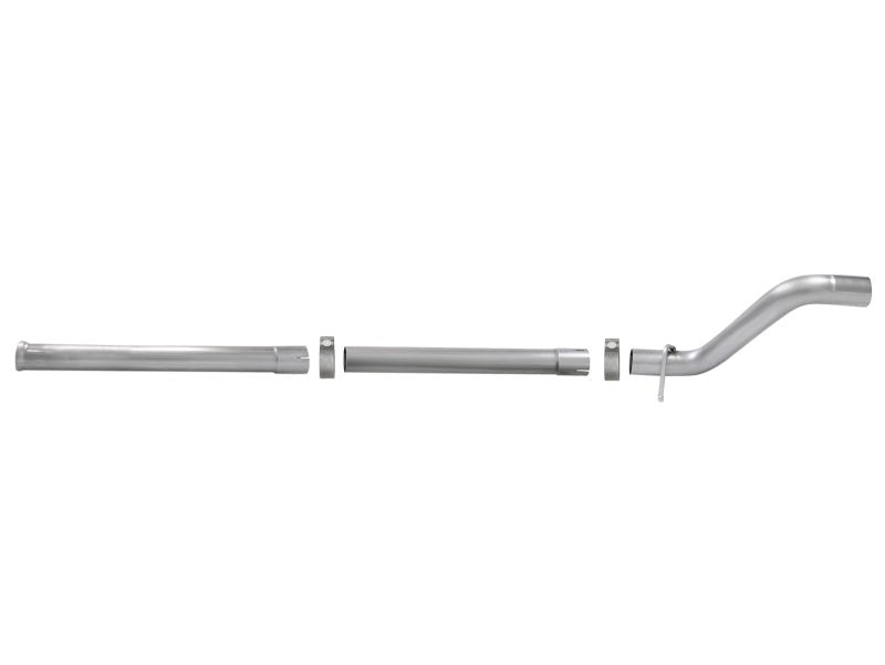 aFe MACH Force - Xp 2 - 1/2in 409 Stainless Steel Mid - Pipe w/Resonator Delete 18+ Jeep Wrangler JL 3.6L - X Pipes - aFe