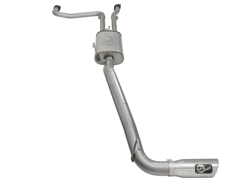 aFe MACH Force - Xp 2 - 1/2in Cat - Back Exhaust System w/ Polished Tip 16 - 17 Nissan Titan XD V8 5.6L - Catback - aFe