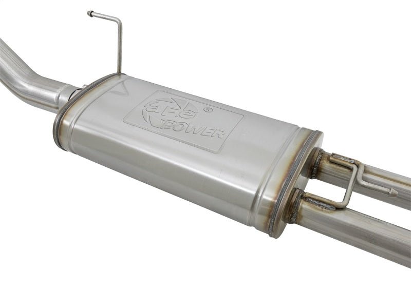 aFe MACH Force - Xp 2 - 1/2in Cat - Back Exhaust System w/ Polished Tip 16 - 17 Nissan Titan XD V8 5.6L - Catback - aFe