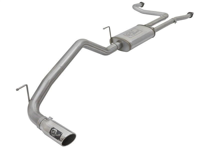 aFe MACH Force - Xp 2 - 1/2in Cat - Back Exhaust System w/ Polished Tip 16 - 17 Nissan Titan XD V8 5.6L - Catback - aFe