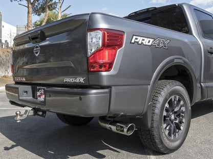 aFe MACH Force - Xp 2 - 1/2in Cat - Back Exhaust System w/ Polished Tip 16 - 17 Nissan Titan XD V8 5.6L - Catback - aFe
