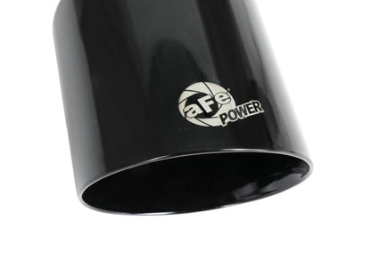aFe MACH Force - XP 4 - 1/2in Black OE Replacement Exhaust Tips - 15 - 19 Dodge Charger/Hellcat - Tips - aFe