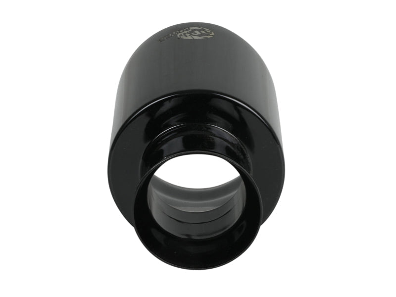 aFe MACH Force - XP 4 - 1/2in Black OE Replacement Exhaust Tips - 15 - 19 Dodge Charger/Hellcat - Tips - aFe