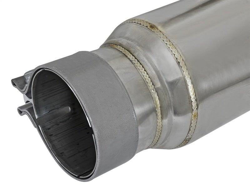 aFe MACH Force - Xp 409 SS Resonator 3in. Inlet/Outlet / 4in. Diameter / 12in. Body / 16in. Length - X Pipes - aFe