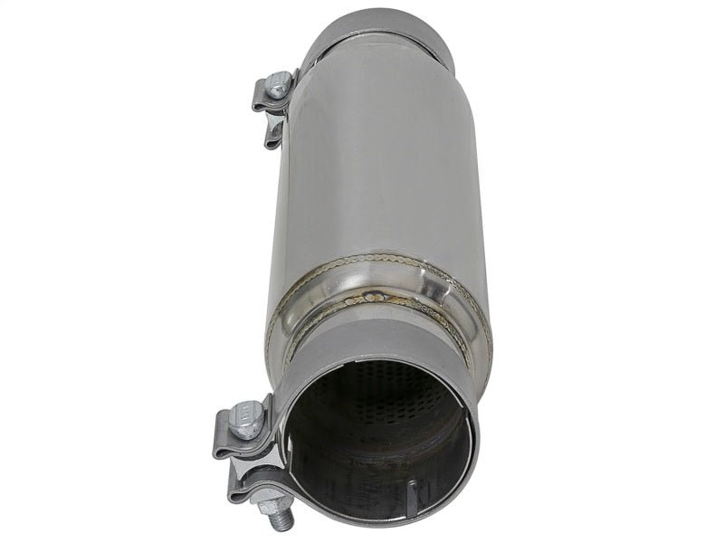 aFe MACH Force - Xp 409 SS Resonator 3in. Inlet/Outlet / 4in. Diameter / 12in. Body / 16in. Length - X Pipes - aFe