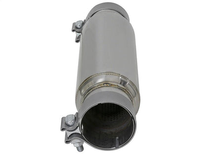 aFe MACH Force - Xp 409 SS Resonator 3in. Inlet/Outlet / 4in. Diameter / 12in. Body / 16in. Length - X Pipes - aFe