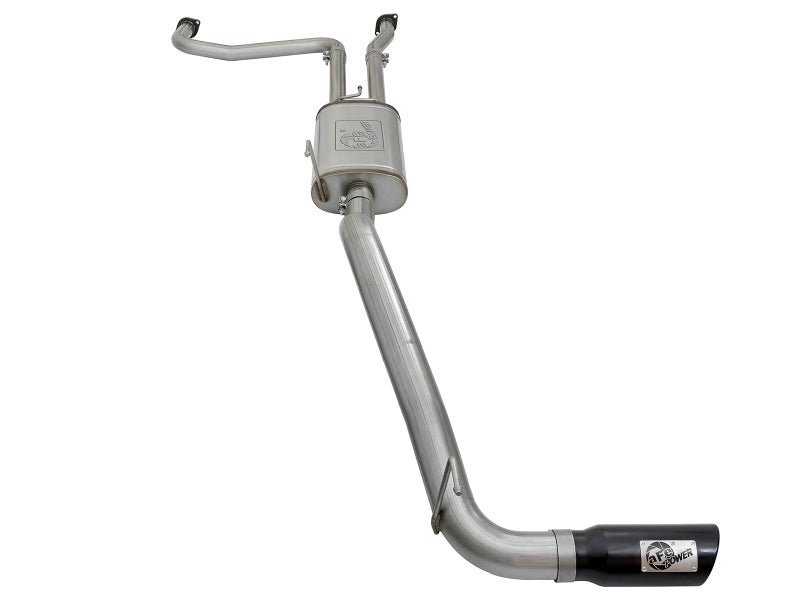 aFe MACHForce XP 2.5in Cat - Back Exhaust System w/ Black Tip Nissan Frontier 17 - 19 V8 - 5.6L - Catback - aFe