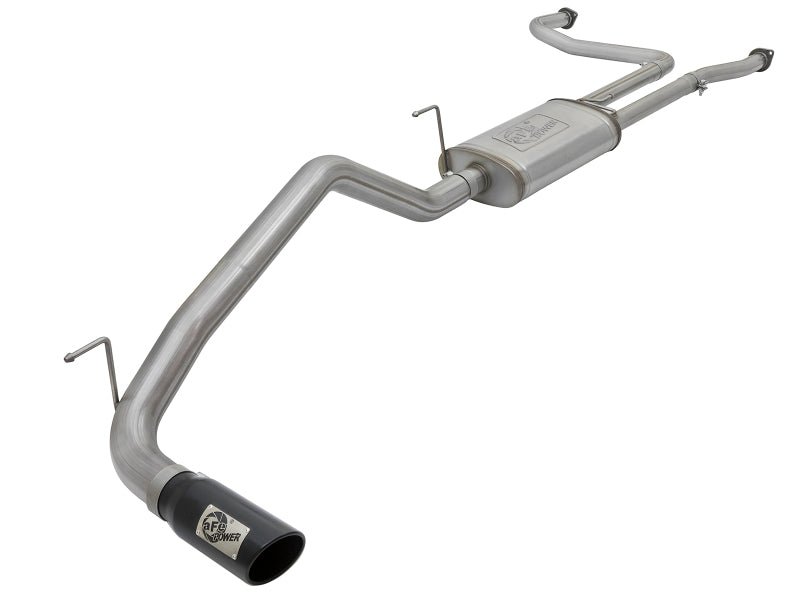 aFe MACHForce XP 2.5in Cat - Back Exhaust System w/ Black Tip Nissan Frontier 17 - 19 V8 - 5.6L - Catback - aFe
