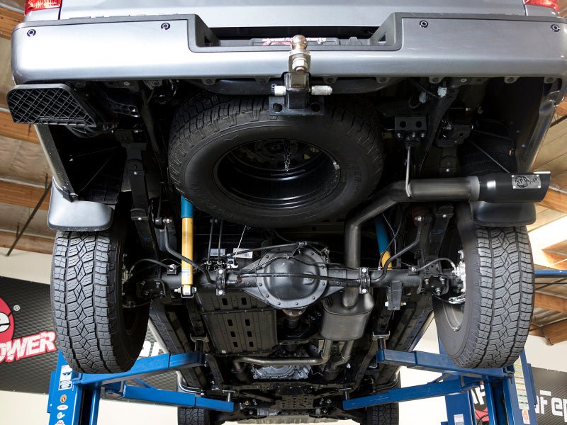 aFe MACHForce XP 2.5in Cat - Back Exhaust System w/ Black Tip Nissan Frontier 17 - 19 V8 - 5.6L - Catback - aFe