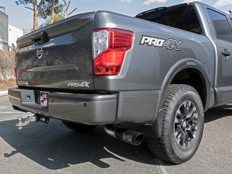 aFe MACHForce XP 2.5in Cat - Back Exhaust System w/ Black Tip Nissan Frontier 17 - 19 V8 - 5.6L - Catback - aFe