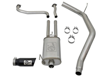 aFe MACHForce XP 2.5in Cat - Back Exhaust System w/ Black Tip Nissan Frontier 17 - 19 V8 - 5.6L - Catback - aFe