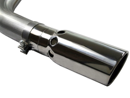 aFe MACHForce XP 4in DPF - Back SS Exhaust 5/07 - 10 GM Diesel Trucks V8 - 6.6L (td) LMM - DPF Back - aFe