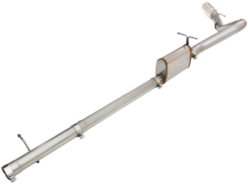 aFe MACHForce XP Exhaust 3in - 3.5in SS Single Side Ext CB w/ Polish Tip 99 - 04 Ford F - 250 V8 5.4L/6.8L - Catback - aFe