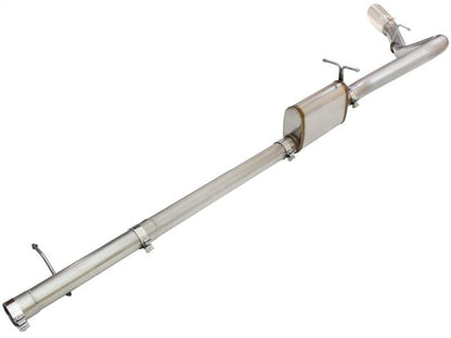 aFe MACHForce XP Exhaust 3in - 3.5in SS Single Side Ext CB w/ Polish Tip 99 - 04 Ford F - 250 V8 5.4L/6.8L - Catback - aFe