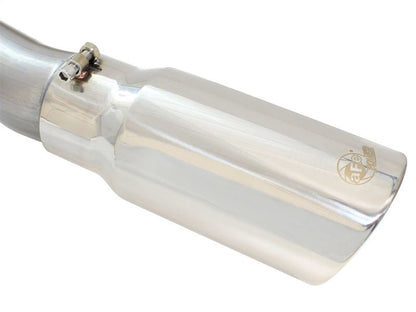 aFe MACHForce XP Exhaust 3in - 3.5in SS Single Side Ext CB w/ Polish Tip 99 - 04 Ford F - 250 V8 5.4L/6.8L - Catback - aFe