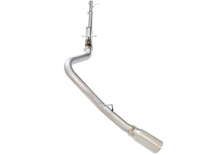 aFe MACHForce XP Exhaust 3in - 3.5in SS Single Side Ext CB w/ Polish Tip 99 - 04 Ford F - 250 V8 5.4L/6.8L - Catback - aFe