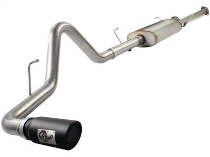 aFe MACHForce XP Exhausts Cat - Back SS - 409 EXH CB Toyota Tundra 10 - 11 V8 - 5.7L 145.7 WB (blk tip) - Catback - aFe