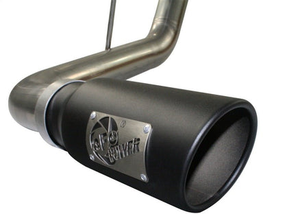 aFe MACHForce XP Exhausts Cat - Back SS - 409 EXH CB Toyota Tundra 10 - 11 V8 - 5.7L 145.7 WB (blk tip) - Catback - aFe