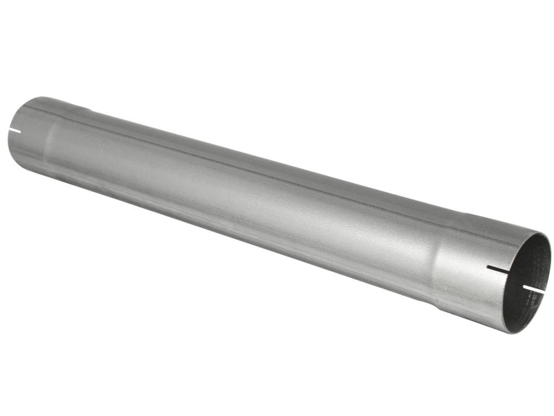 aFe MACHForce XP Exhausts Muffler Delete Aluminized 4 ID In/Out 8 Dia - Catback - aFe