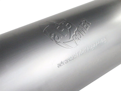 aFe MACHForce XP Exhausts Mufflers SS - 409 EXH Muffler 4 ID In/Out 8 Dia - Catback - aFe
