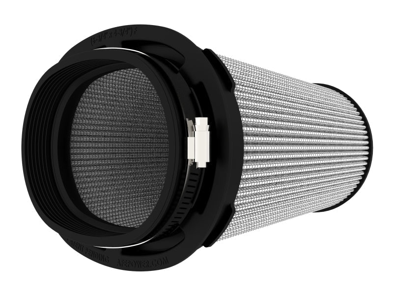 aFe Magnum FLOW Pro DRY S Air Filter 6.75x4.75 Flange 8.25x6.25 Base (Mt2) 7.25x5 Top 8.5 Height - Air Filters - Universal Fit - aFe