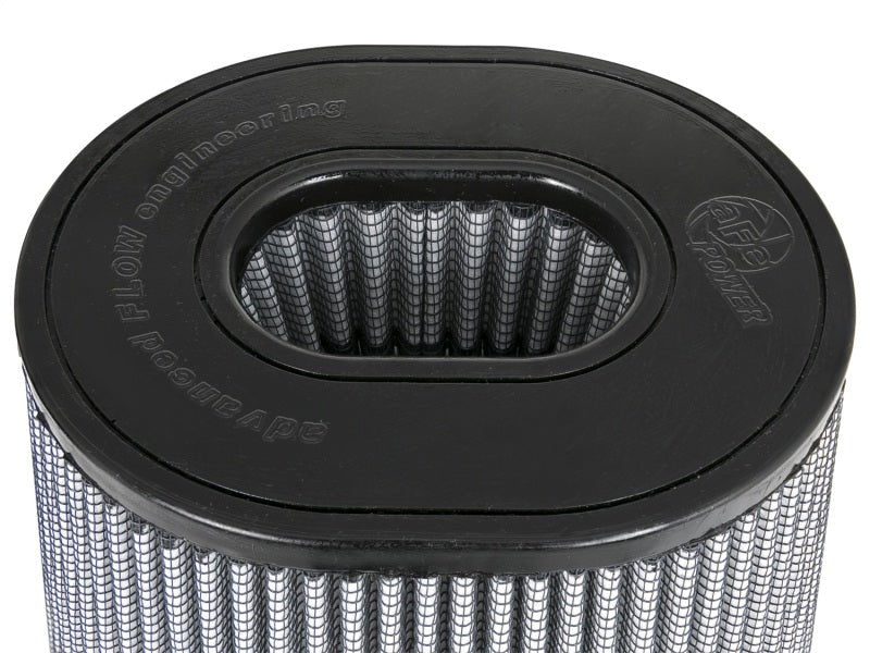aFe Magnum FLOW Pro DRY S Universal Air Filter 4.5in F / 9inx7.5in B / 6.75inx5.5in T (Inv) / 9in H - Air Filters - Universal Fit - aFe