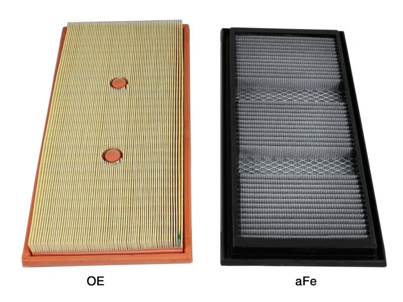 aFe MagnumFLOW OEM Replacement Air Filter Pro DRY S 12 - 14 Mercedes - Benz C/E/ML - Class V6 3.5L - Air Filters - Drop In - aFe